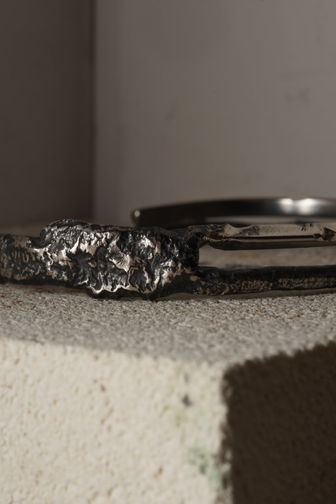 Crack Bangle 05 - 925 Sterling Silver