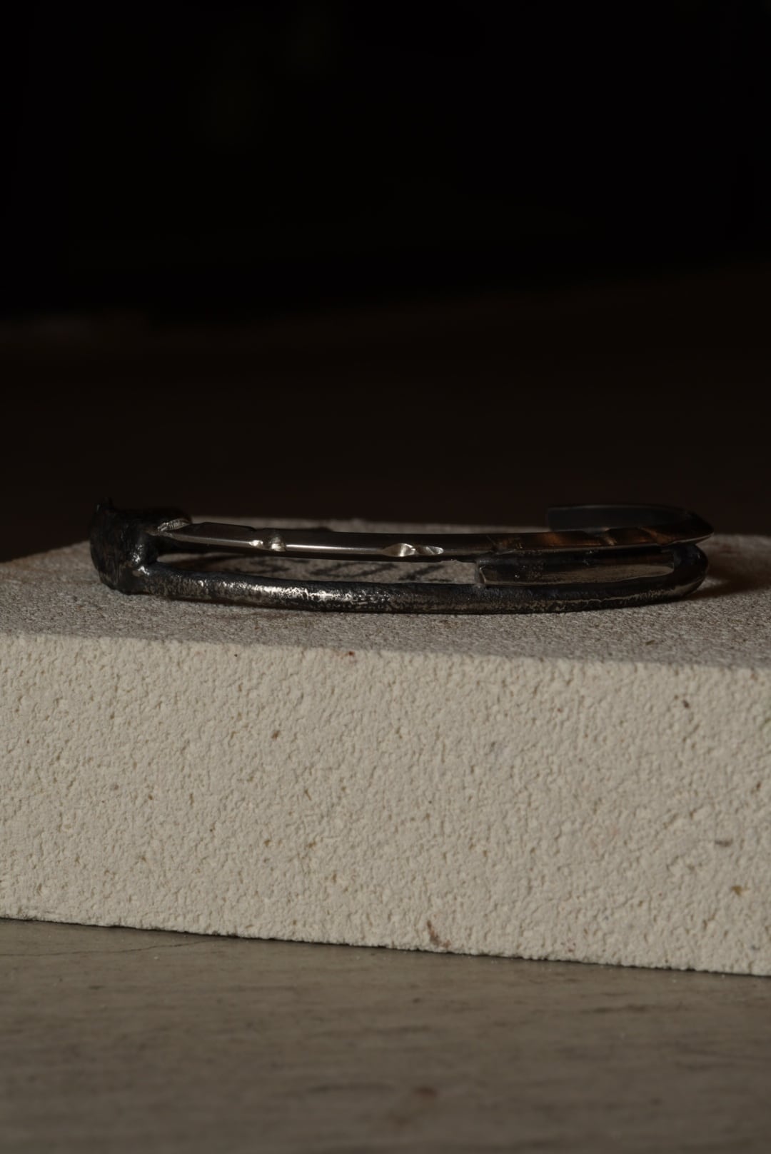 Crack Bangle 05 - 925 Sterling Silver