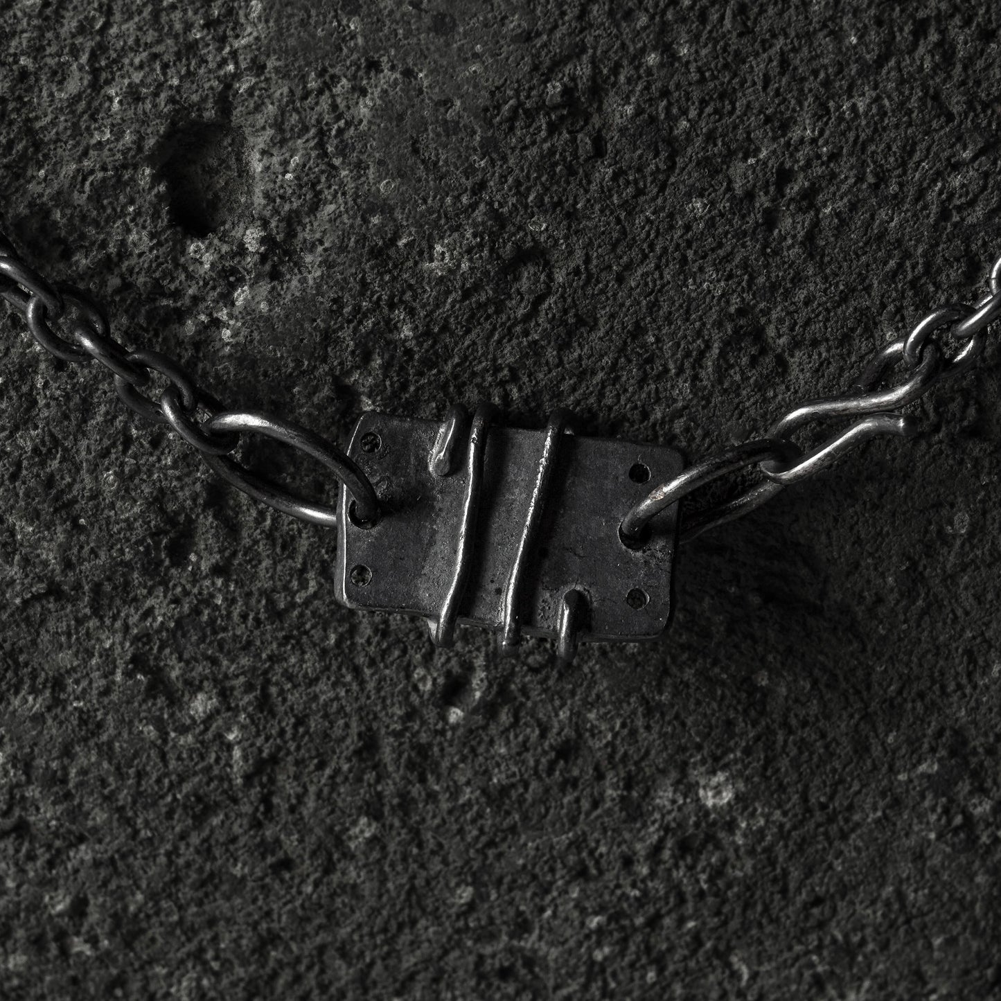 Mechanical Necklace 05 - 925 Sterling Silver