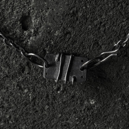 Mechanical Necklace 05 - 925 Sterling Silver