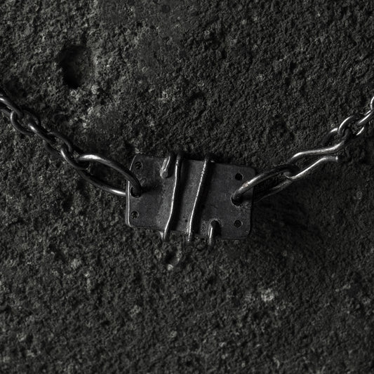 Mechanical Necklace 05 - 925 Sterling Silver