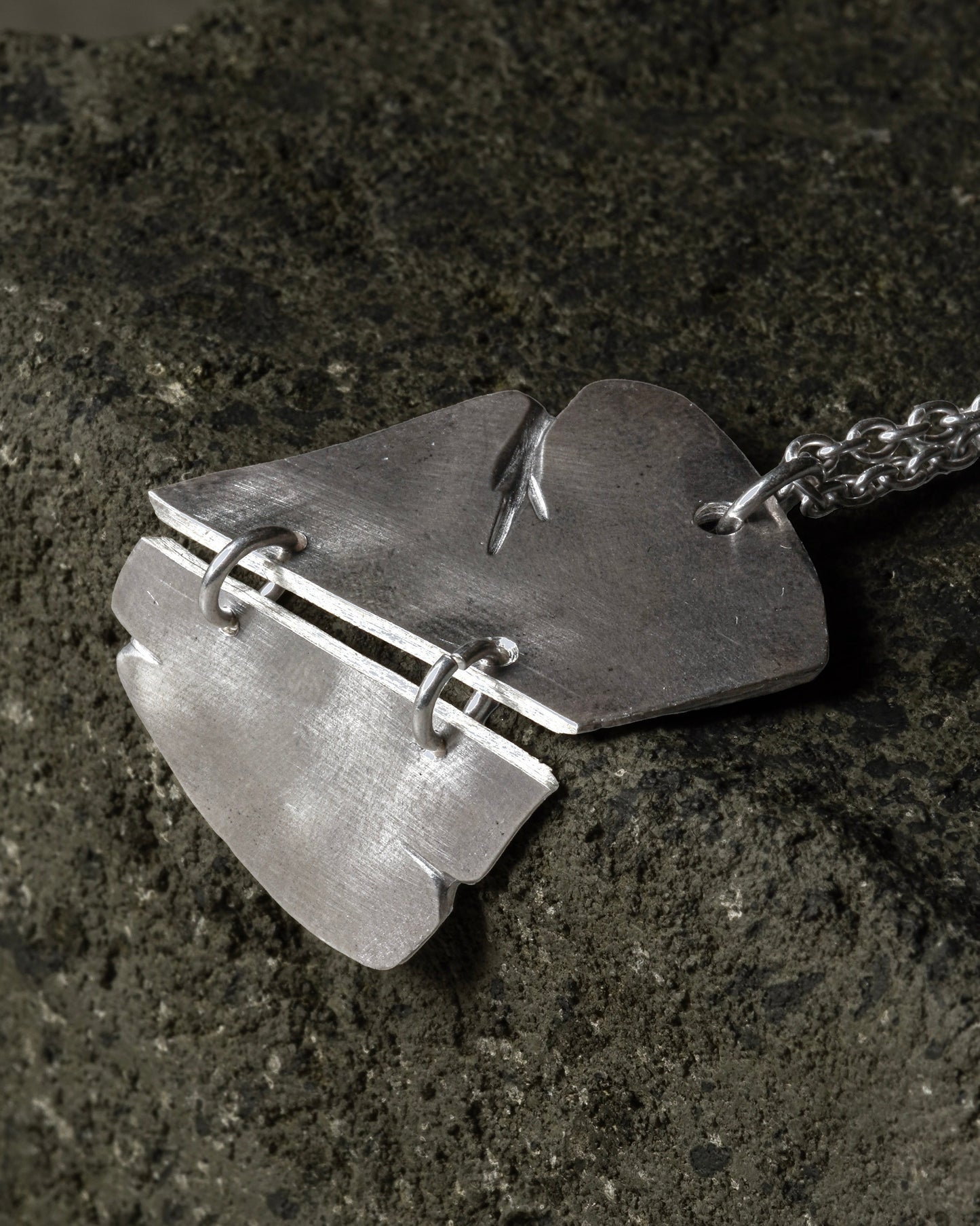 Mechanical Necklace 06 - 925 Sterling Silver