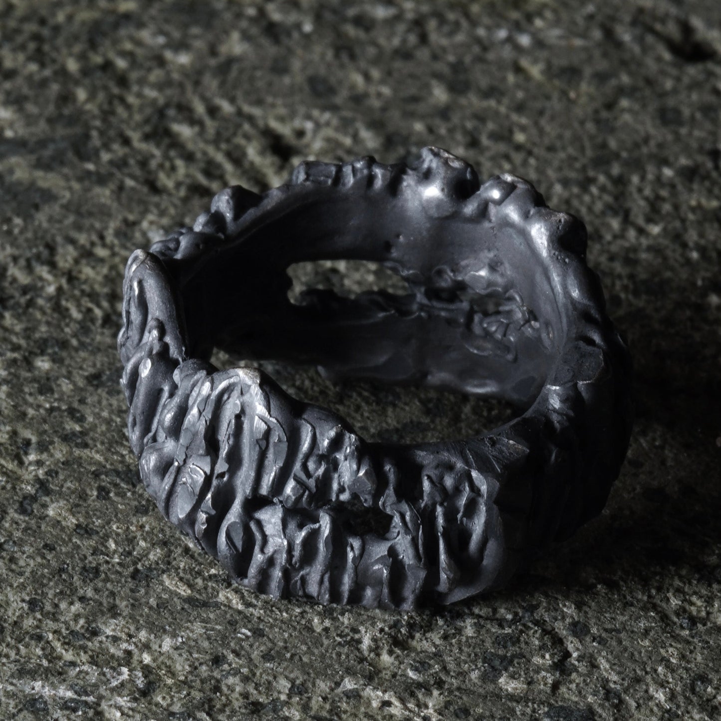 Crack  Ring 04 - 925 Sterling Silver