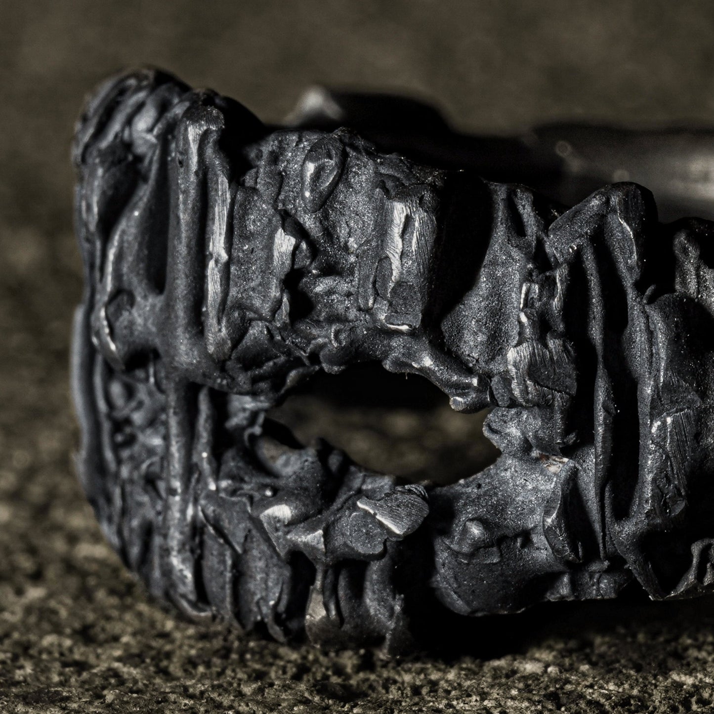 Crack  Ring 04 - 925 Sterling Silver