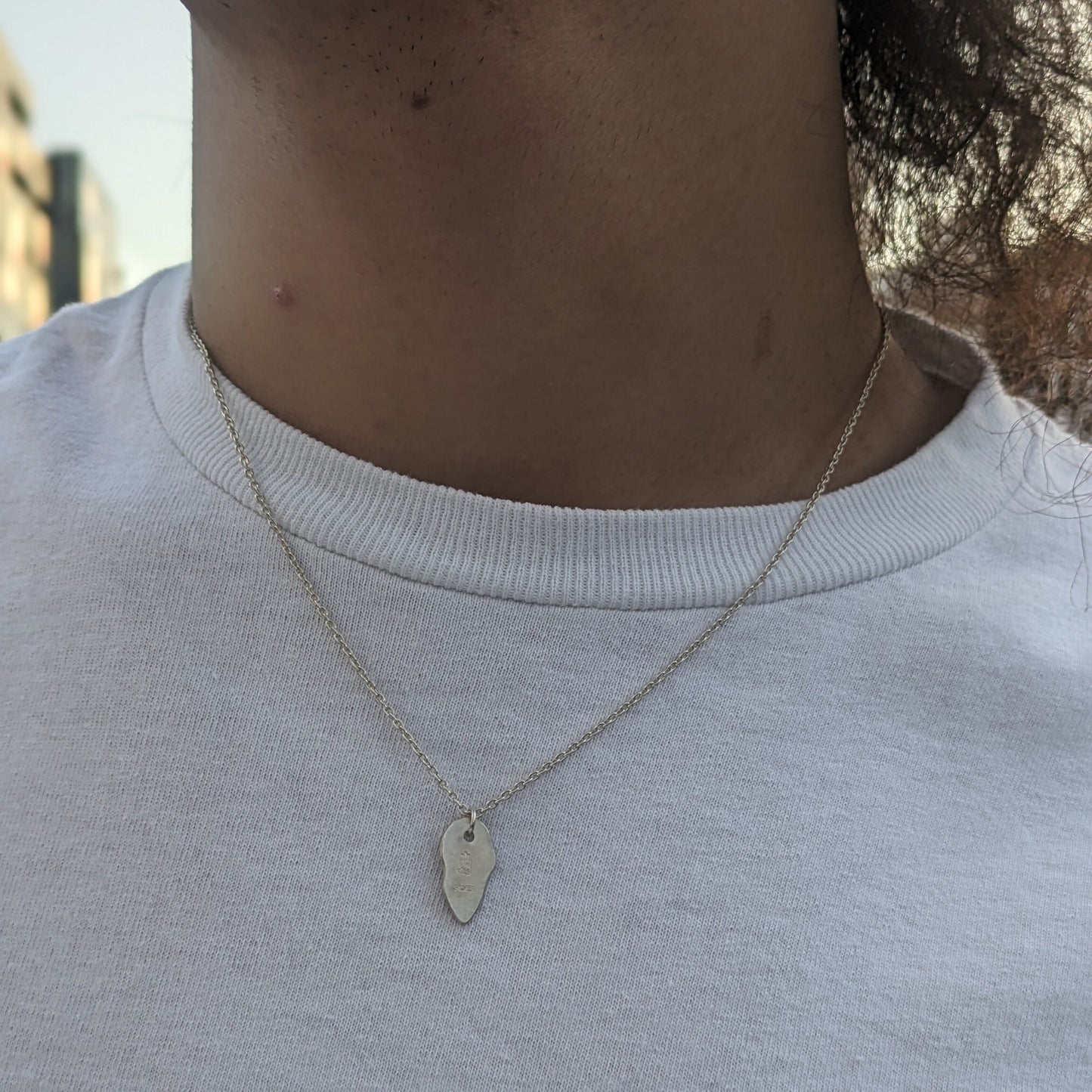 Crack Necklace 03 - 925 Sterling Silver