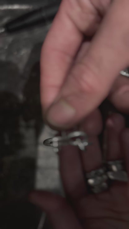 Erosion Pierce / Triple - 925 Sterling Silver